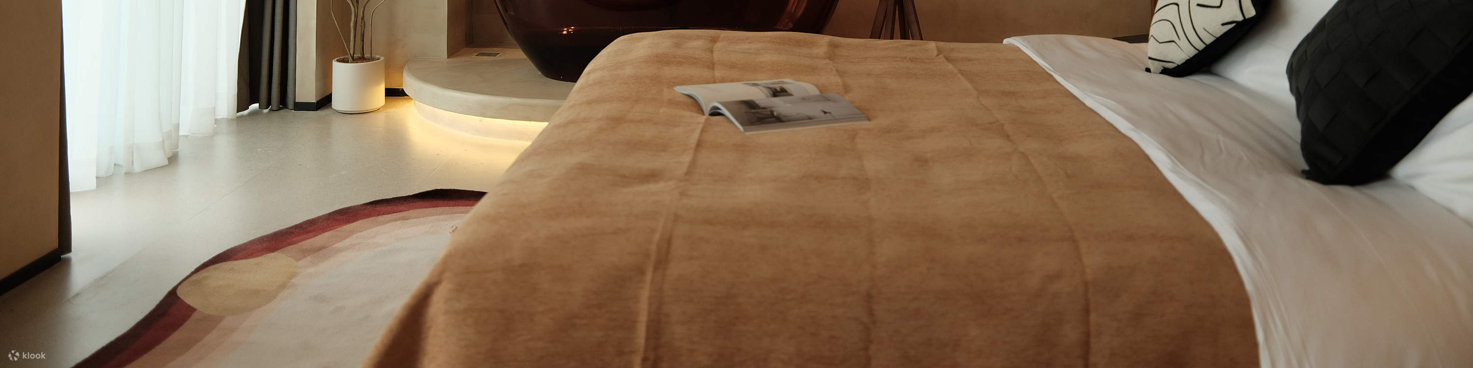 Bohuai·ห้องเตียงคิงไซส์พร้อมอ่างอาบน้ำวิวภูเขา